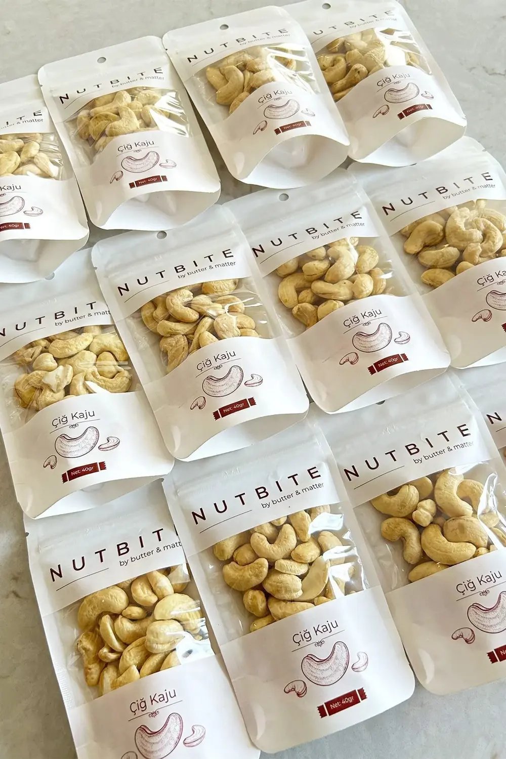 12’li Cep Boy - Çiğ Kaju - Taptaze Yeni Mahsül - Yağsız & Tuzsuz