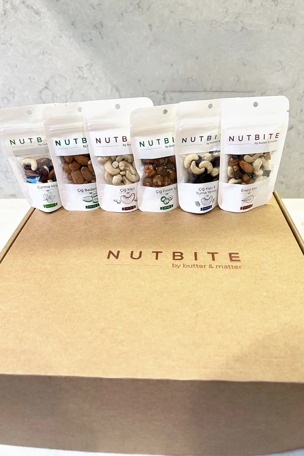 12'li Cep Boy Çiğ Karışık Paket - 12 x 40gr Cep Boy - Doğal Sağlı