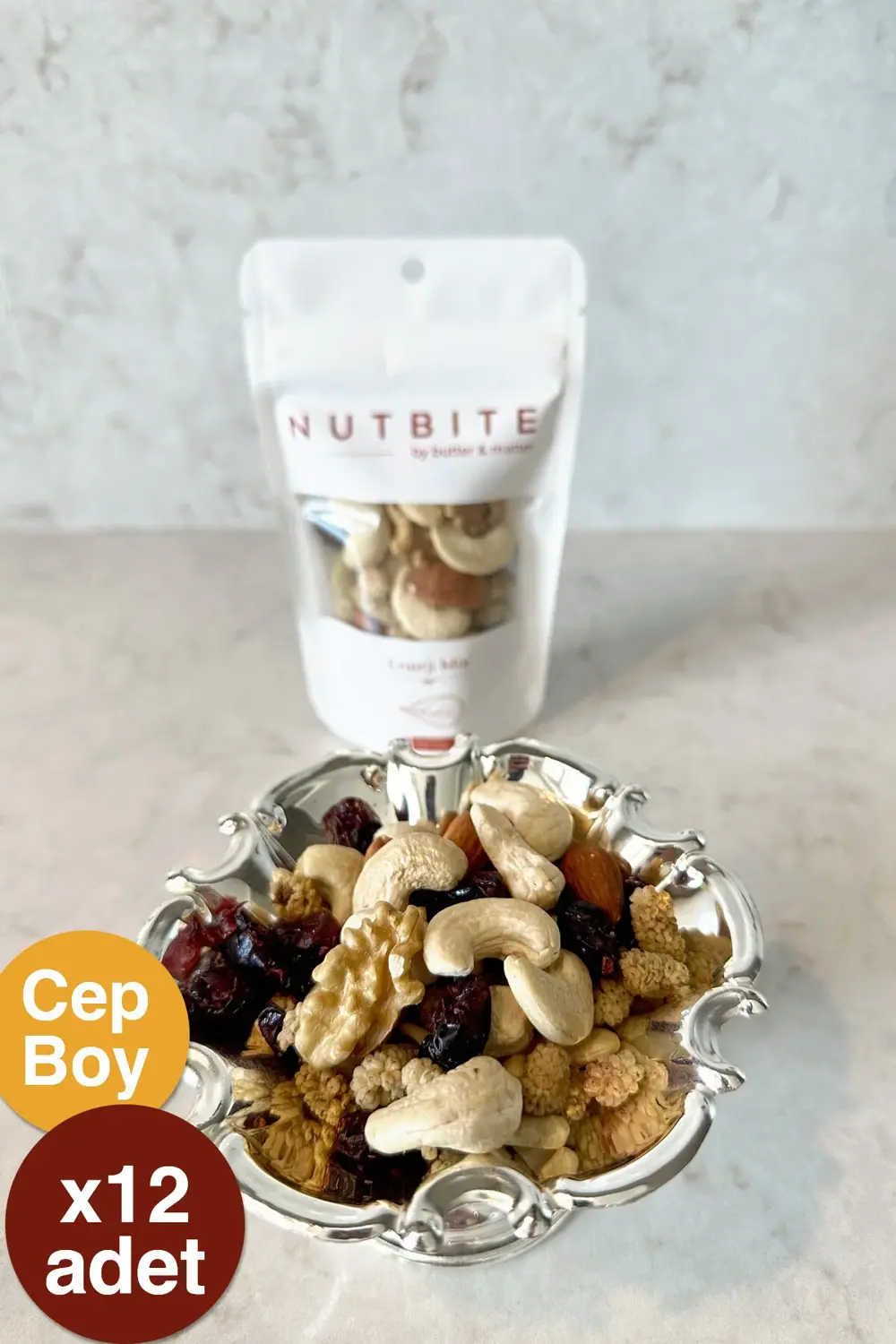 12'li Cep Boy Enerji Mix - 12 x 40gram cep boy paketler - Sağlıkl