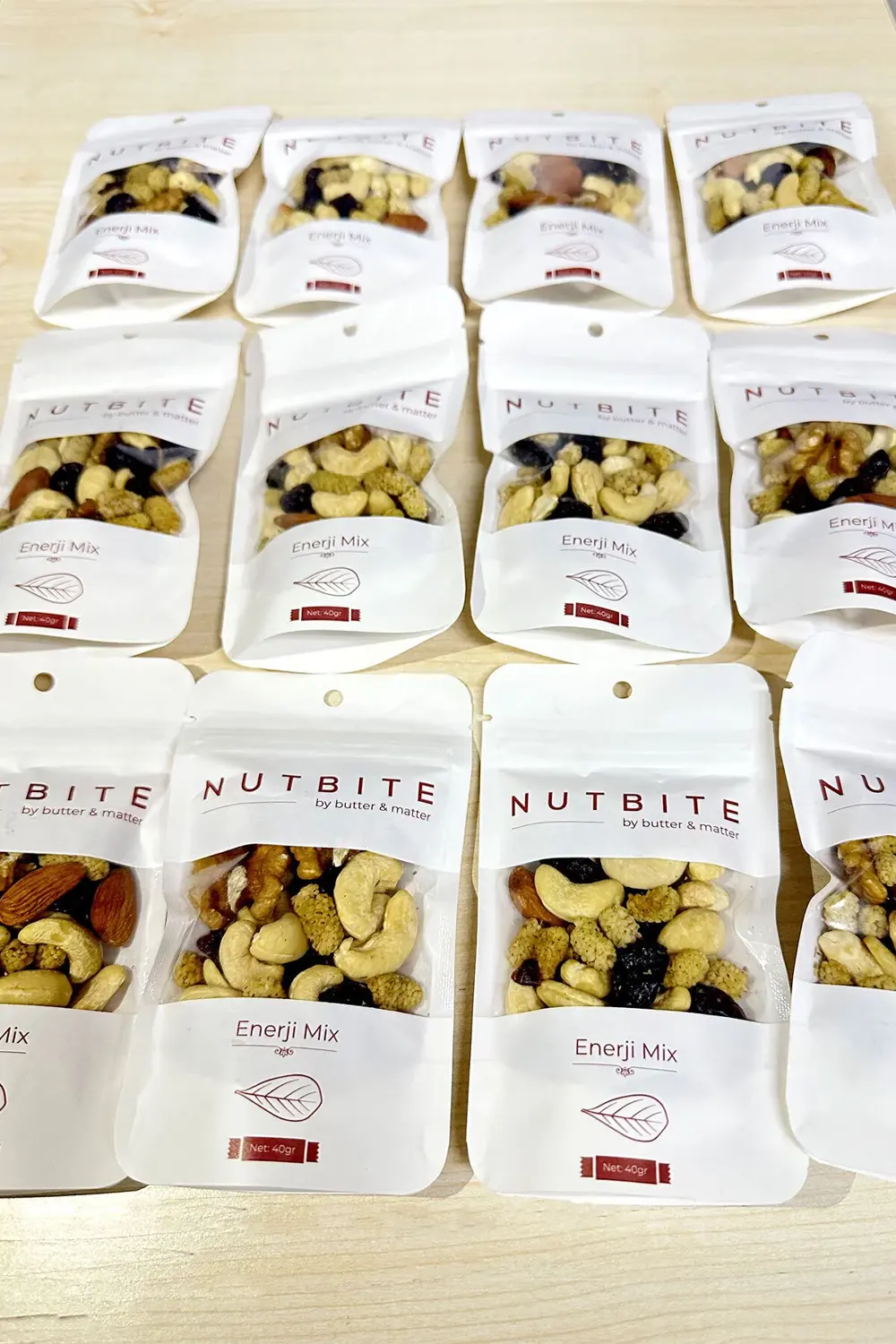 12'li Cep Boy Enerji Mix - 12 x 40gram cep boy paketler - Sağlıkl