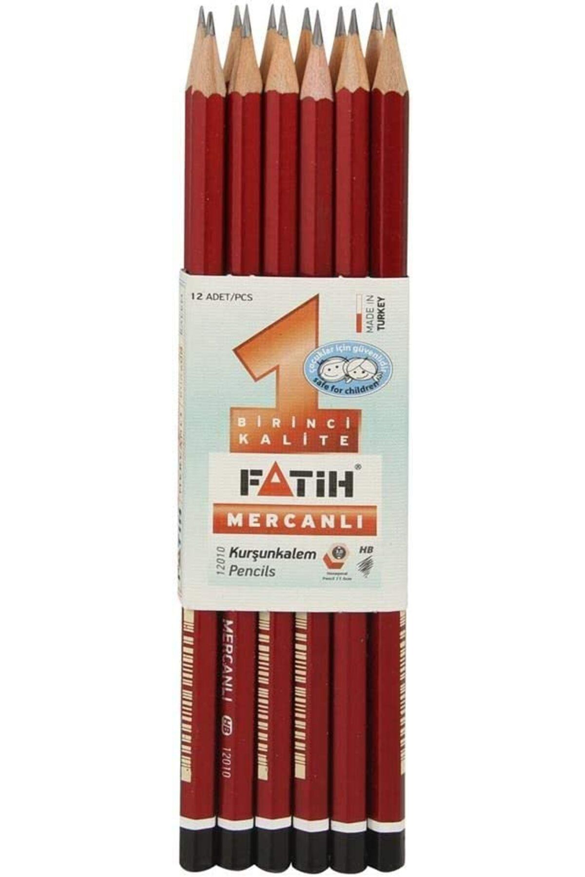 Fatih 12'Li Hb Mercanlı Kurşun Kalem