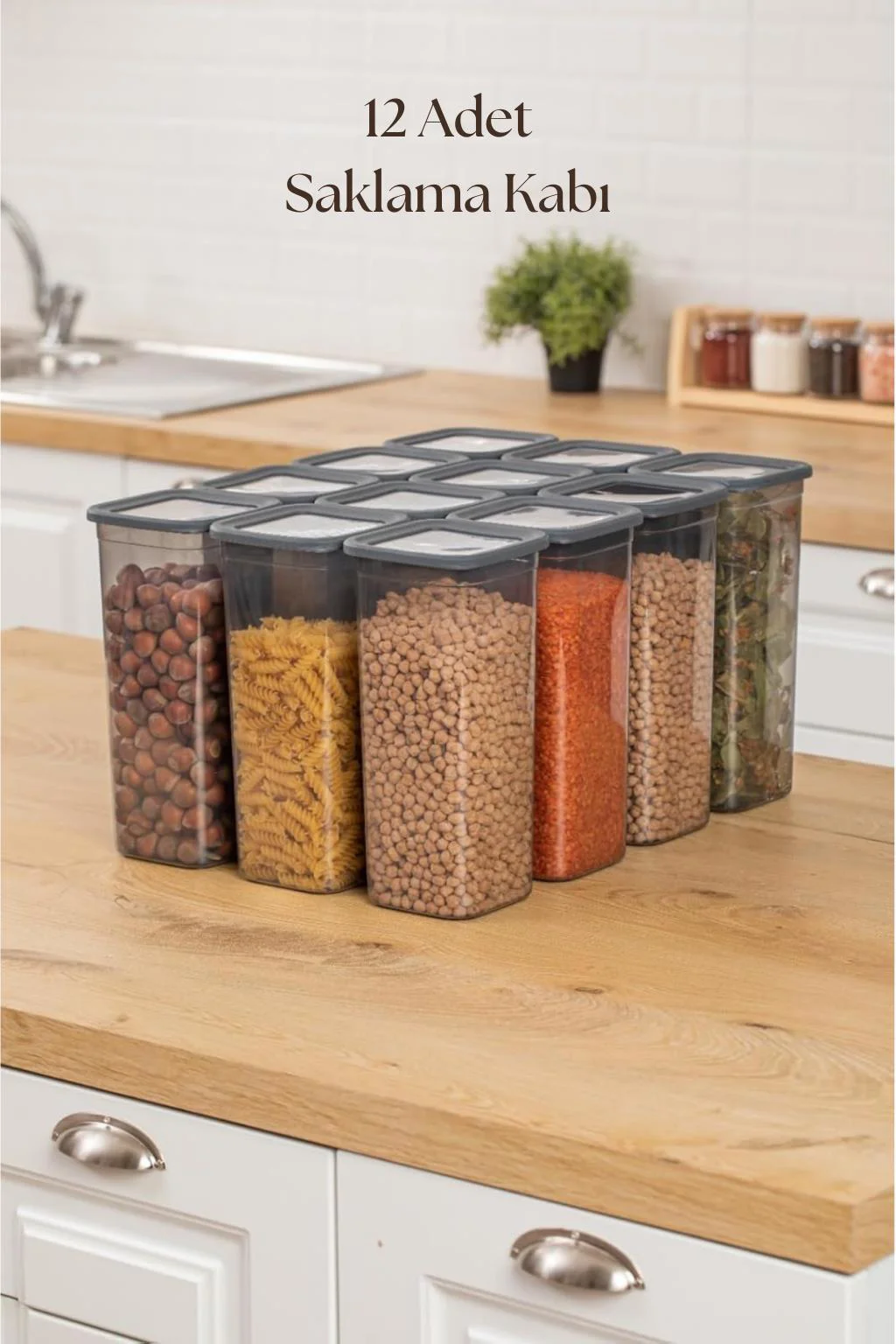 12'li Kavanoz Seti & Saklama Kabı & Erzak Kabı 12x1900 Ml (20 Lı Etiket Hediyeli) 12'li Kavanoz Seti & Saklama Kabı & Erzak Kabı 12x1900 Ml (20 Lı Etiket Hediyeli)