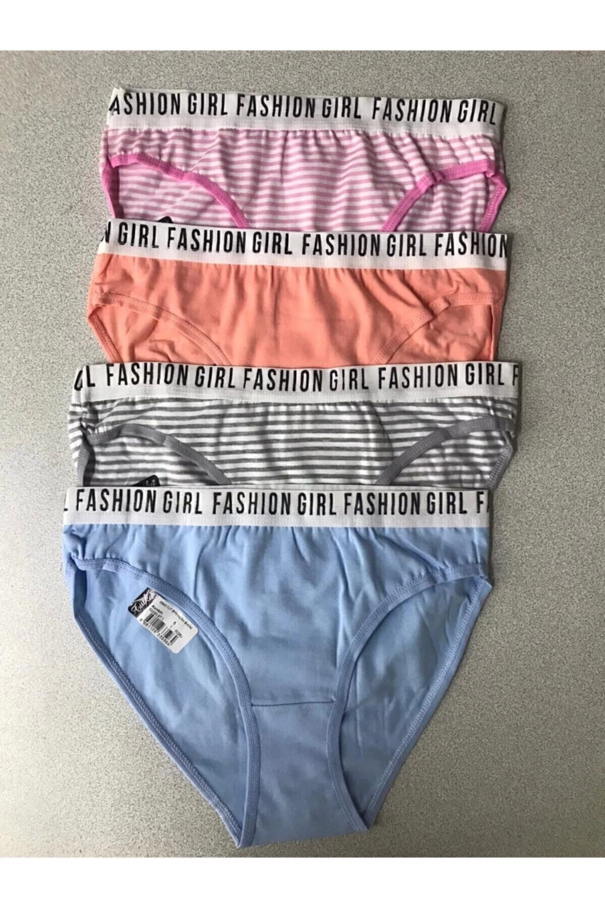 12'li Paket Bayan Kadın Desenli Bikini Külot Asorti Kilot