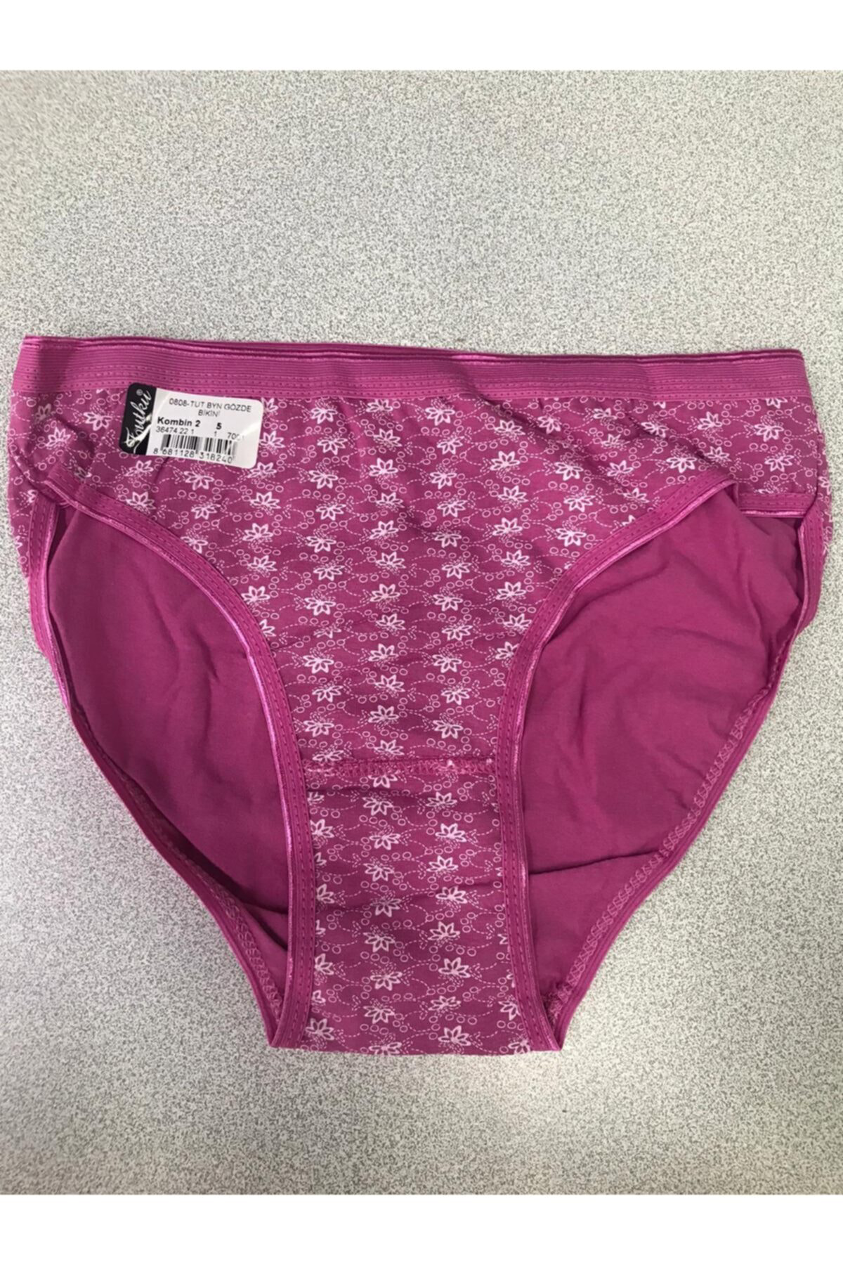 12'li Paket Bayan Kadın Desenli Bikini Külot Asorti Kilot