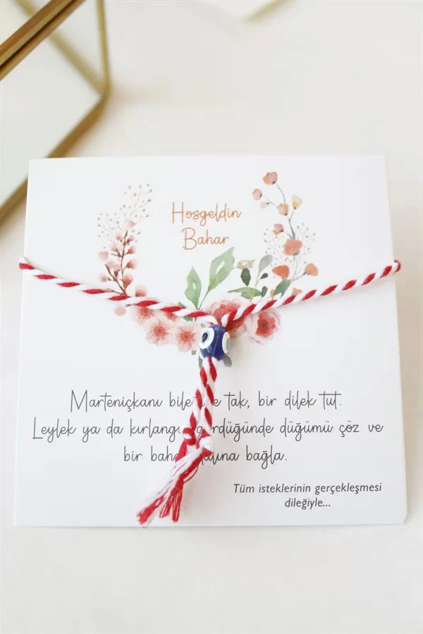 12'li Paket Marteniçka İp Bileklik - Kırmızı, Bahar Tradisyonu Fiyatı, Yorumları ve Özellikleri