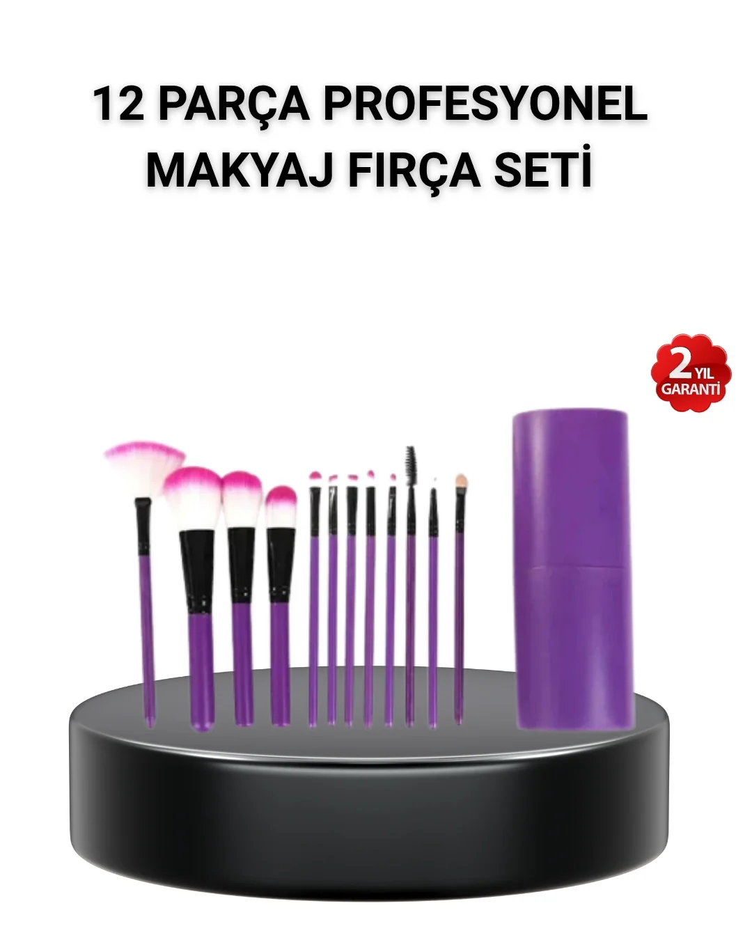 12’li Profesyonel Makyaj Fırça Seti – Dökülmeyen Yumuşak Kıllı, Ergonomik Tasarım Fiyatı, Yorumları ve Özellikleri