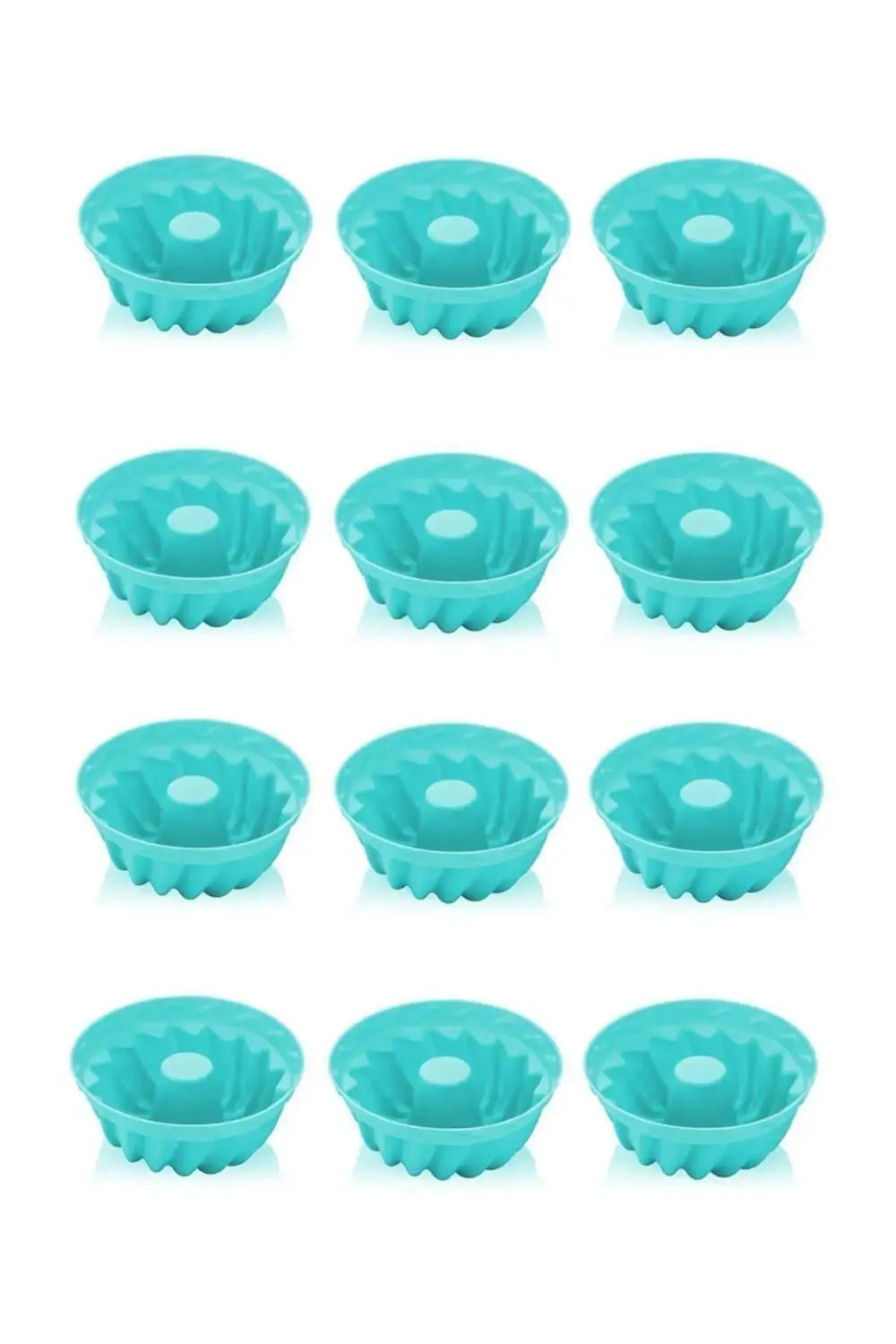 12'li Sililkon Muffin Kek Kalıbı