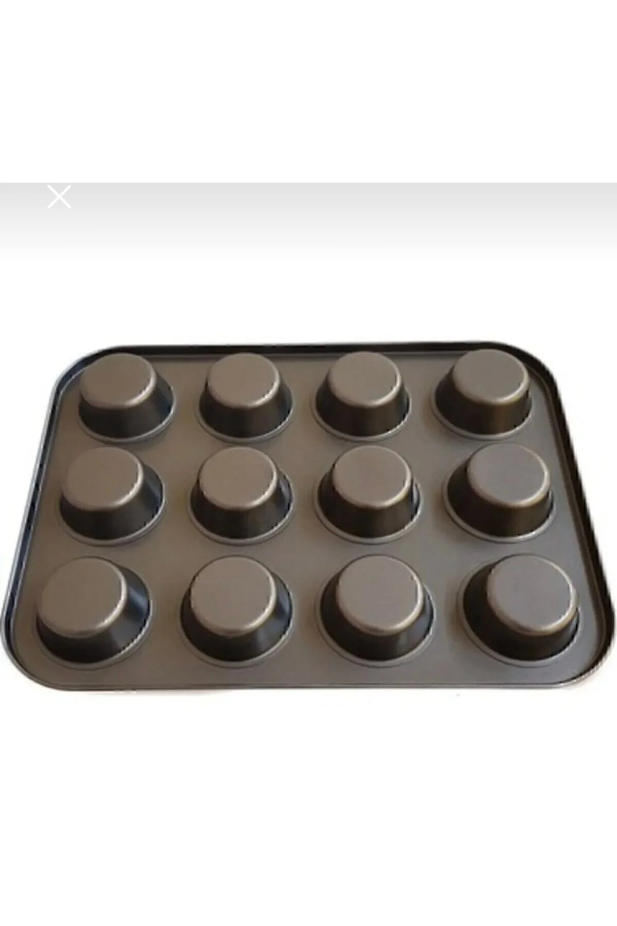 12’li Yapışmaz Muffin Ve Cupcake Kalıbı – Browni, Kek Pişirme Set