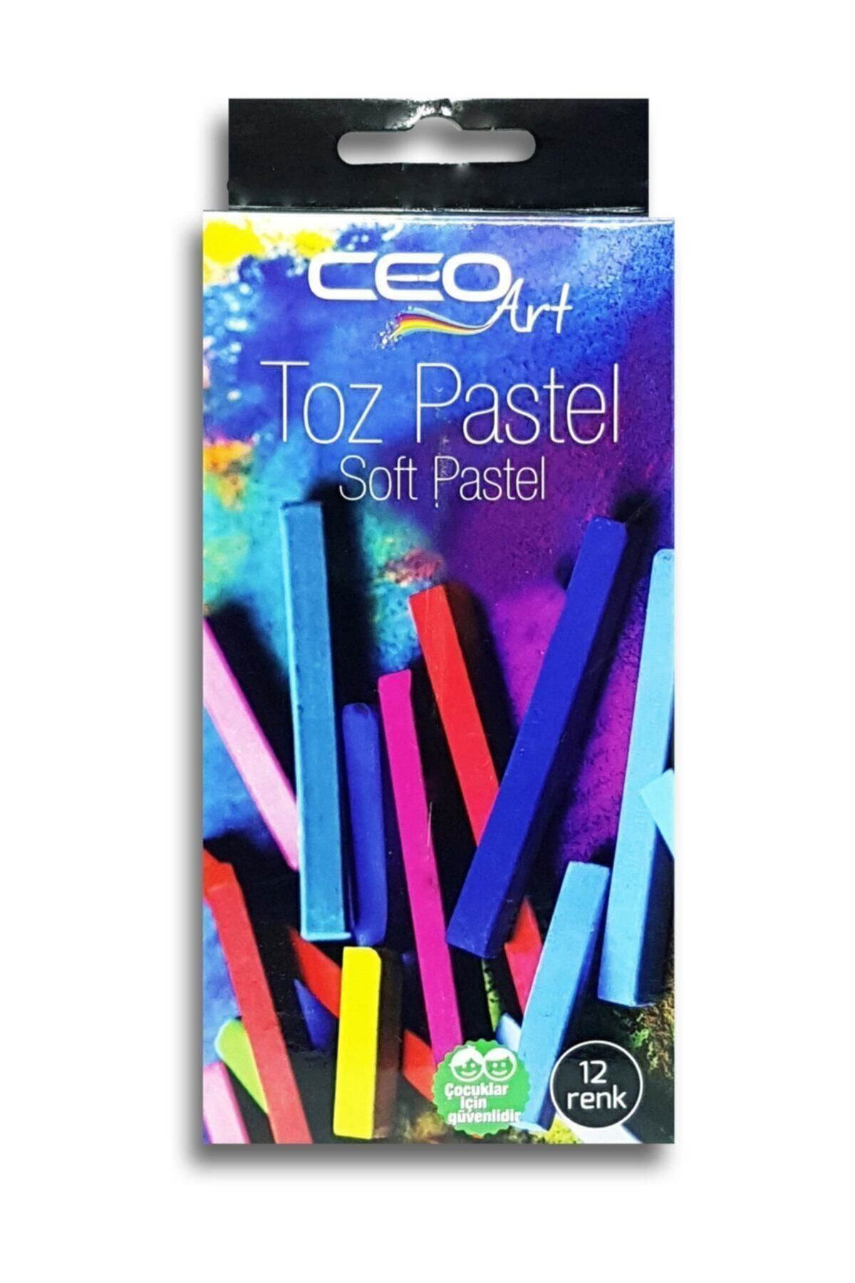 Mungyo 12'Li Yarim Boy Toz Pastel (Soft Pastel) Set