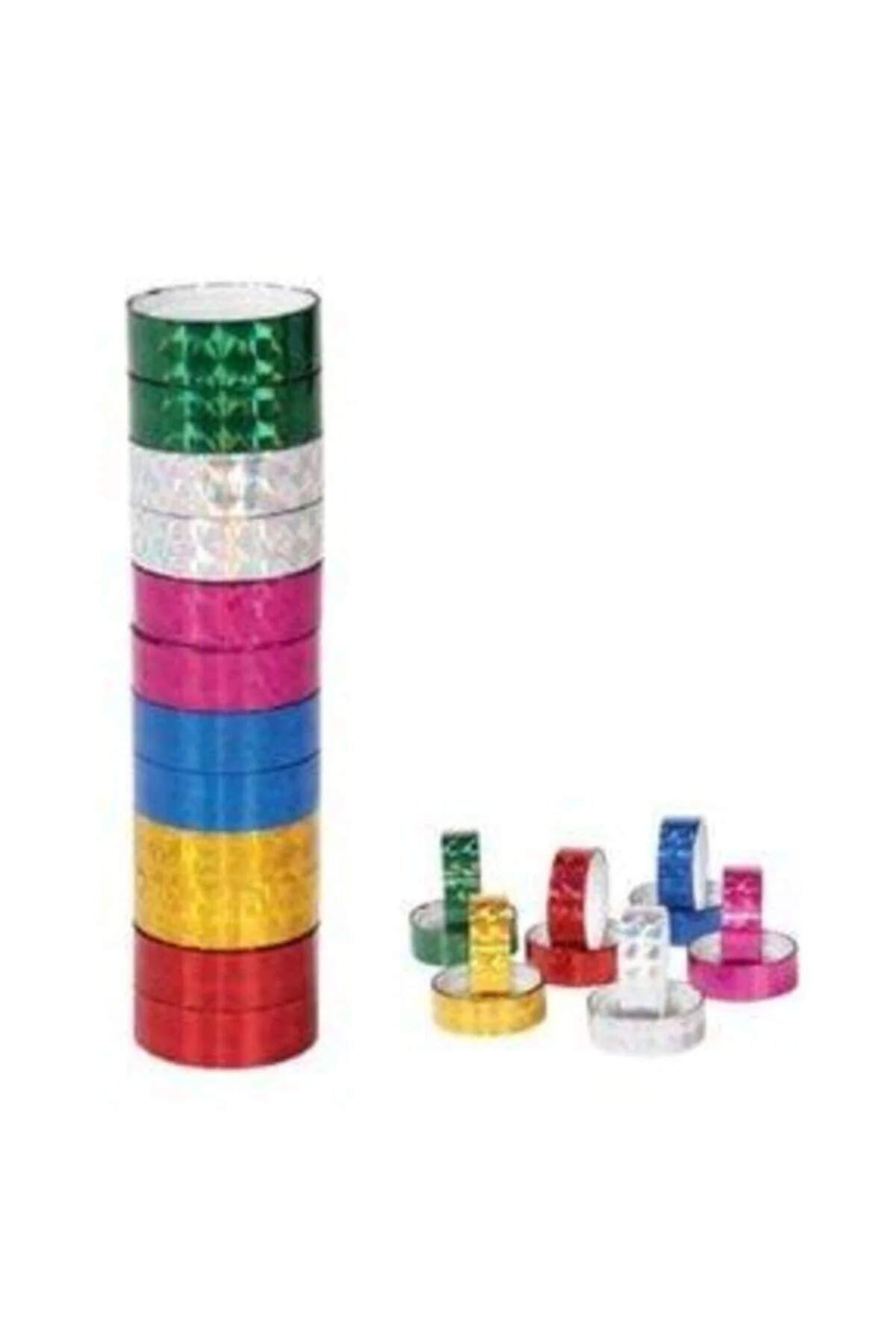 12mm.x3y Renkli Bant 12'li
