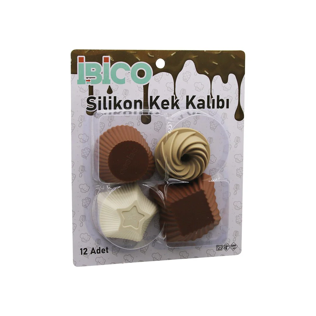 12PCS Renkli Silikon Muffin - Kek Kalıp Mix Şekil= 3-DİKDÖRTGEN - 3-YUVARLAK - 3-RÜZGAR Gülü - 3-YILDIZ 12PCS Renkli Silikon Muffin - Kek Kalıp Mix Şekil= 3-DİKDÖRTGEN - 3-YUVARLAK - 3-RÜZGAR Gülü - 3-YILDIZ