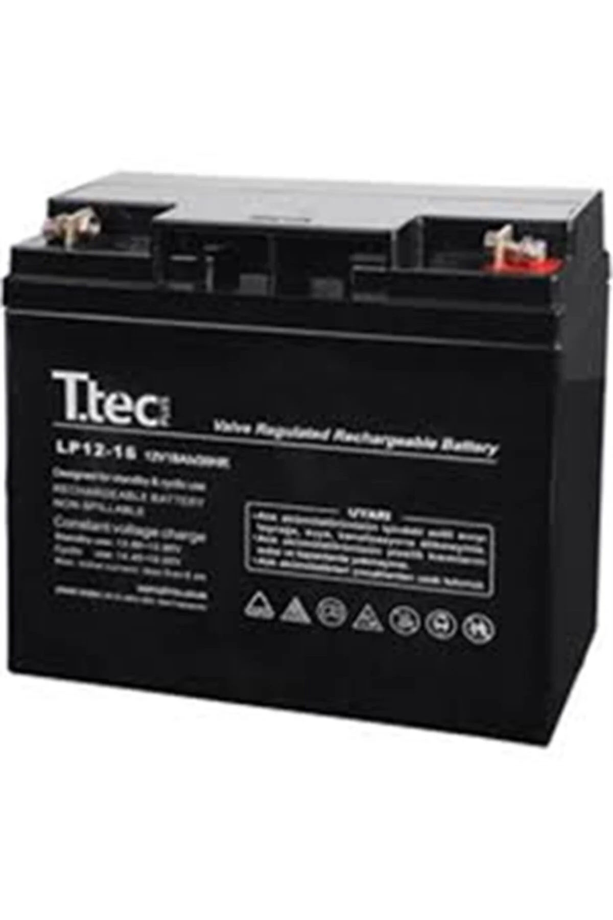 12V 18A Base Bakımsız Kuru Akü Elektrikli Bisiklet