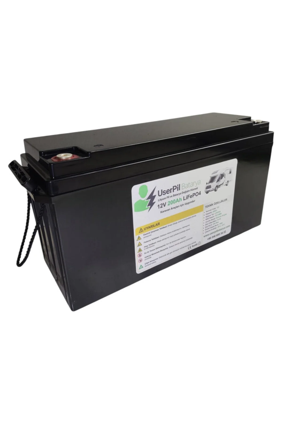 12V 200Ah LiFePO4 Akü