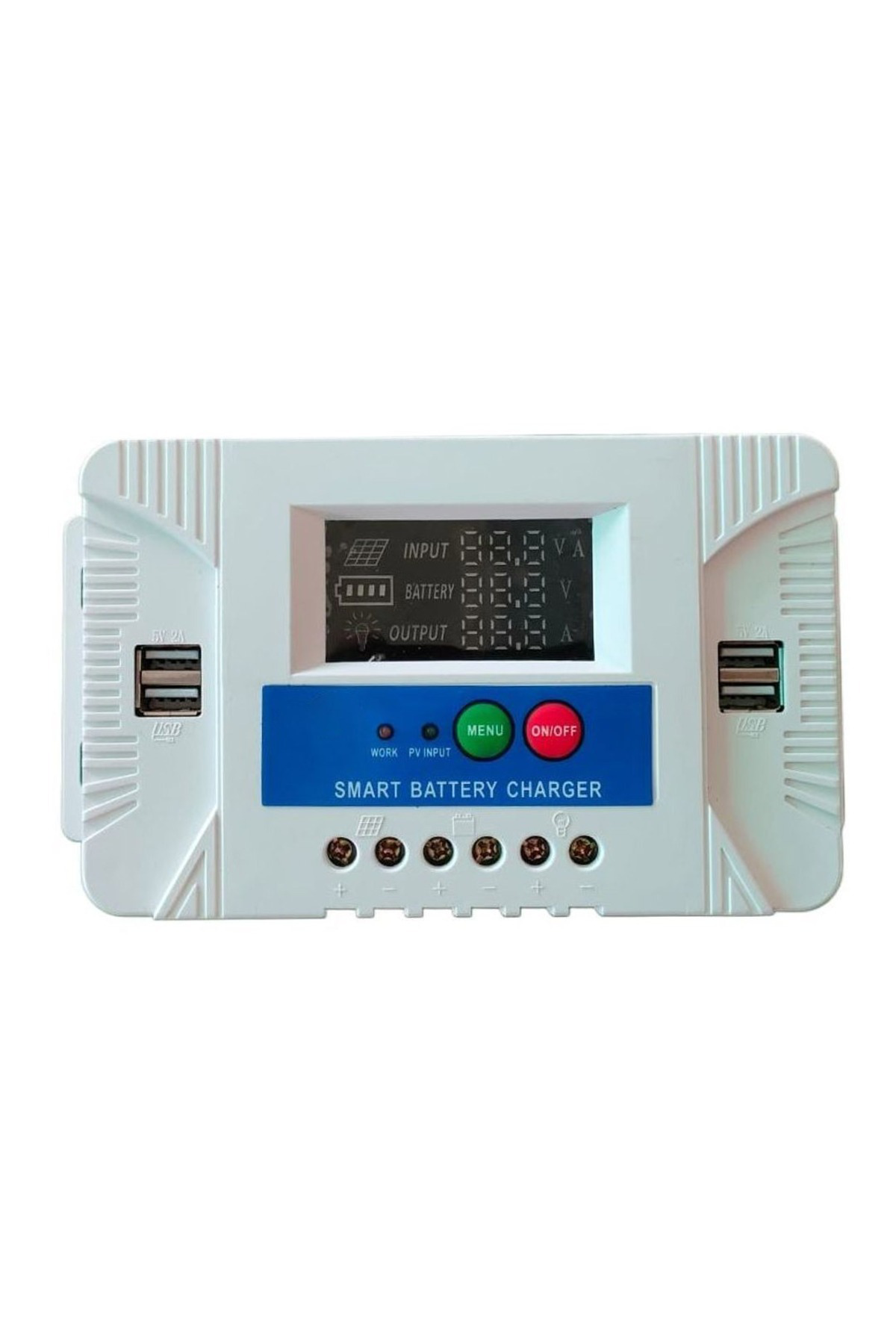 12V - 24V - 20A 4 USB’li Dijital Otomatik Solar Şarj Regülatörü |