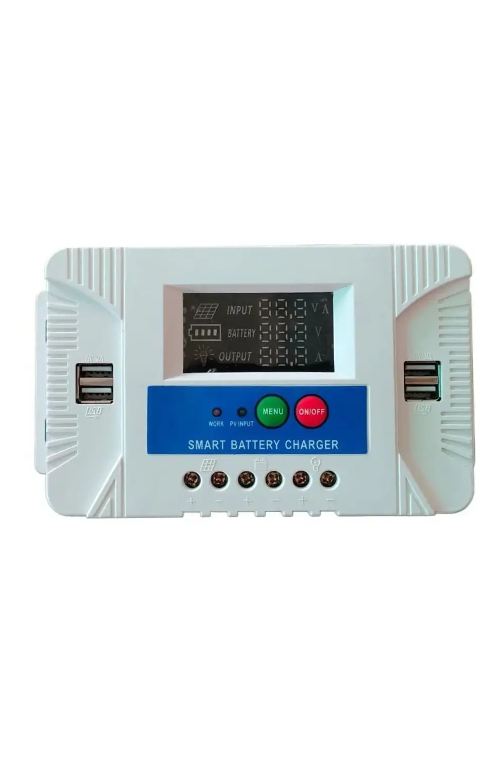 12V - 24V - 20A 4 USB’li Dijital Otomatik Solar Şarj Regülatörü |