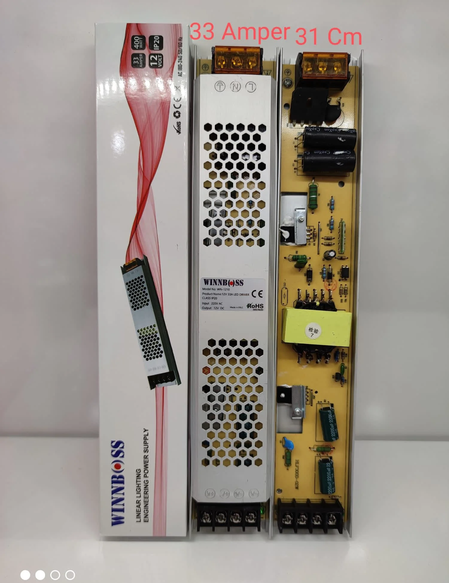 12v-33a-400w-ıp20 Ultra Slim Trafo Bx40 Fiyatı, Yorumları ve Özellikleri