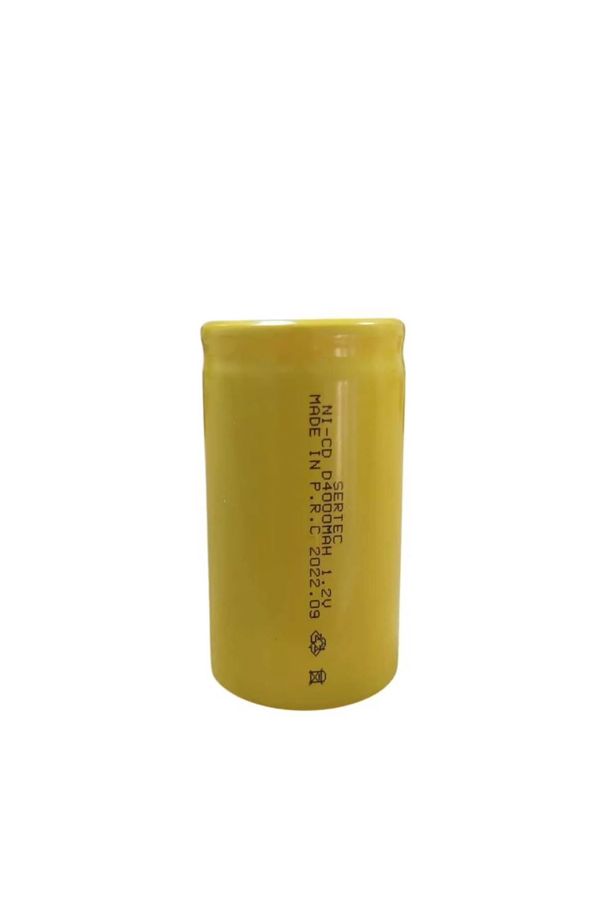 1.2V 4000 Mah - D Büyük Boy - Ni-CD Şarjlı Pil - (Başsız / Flat H