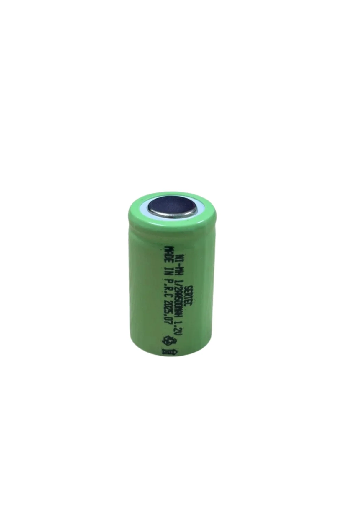 - 1.2V 500 Mah - 1/2Aa - Ni-Mh Şarjlı Pil - (Başsız / Flat Head) - 1.2V 500 Mah - 1/2Aa - Ni-Mh Şarjlı Pil - (Başsız / Flat Head)
