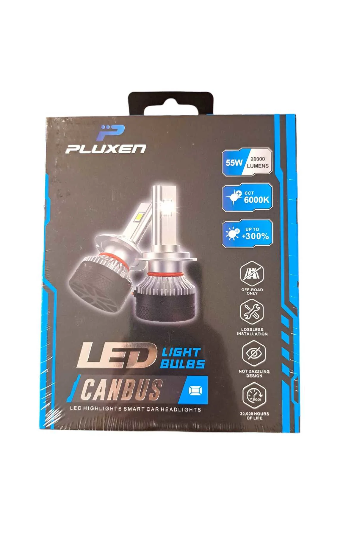 12V 55W 20000 Lumen 6000K %300 Daha Fazla Işık H7 Led Far Canbus'lı