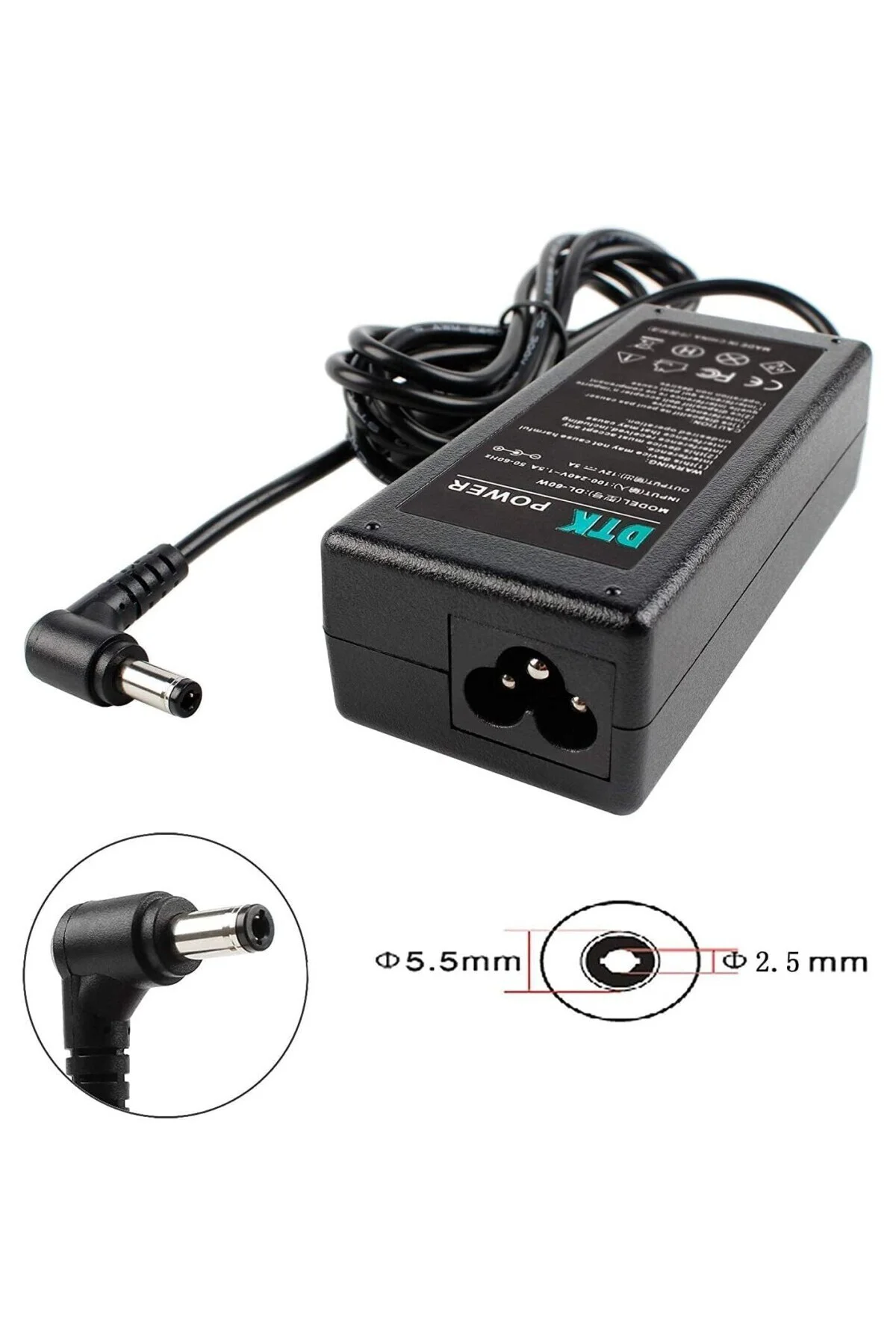 12V 5A 60W Şebeke AC Adaptör Şarj Cihazı Güç Kaynağı LCD TFT Monitörler için TV'