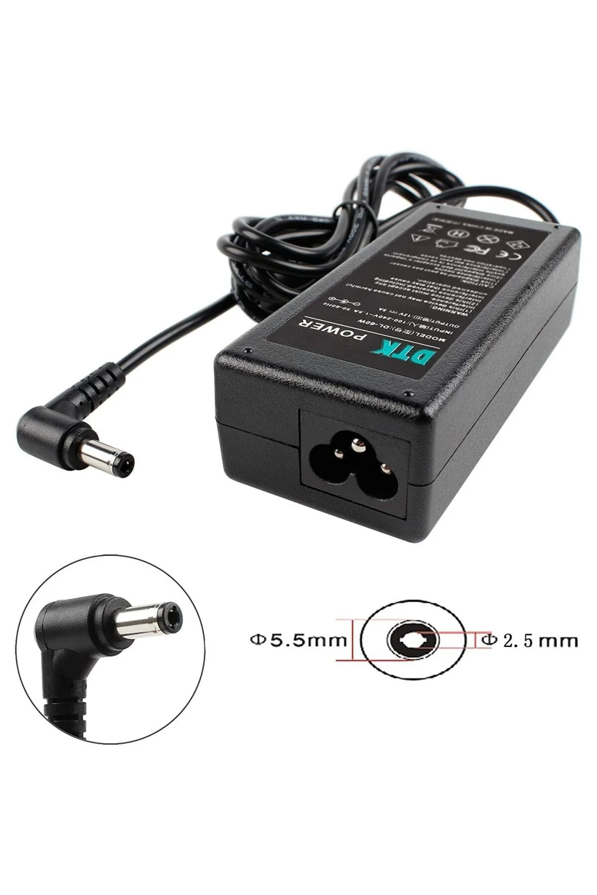 12V 5A 60W Şebeke AC Adaptör Şarj Cihazı Güç Kaynağı LCD TFT Monitörler için TV'