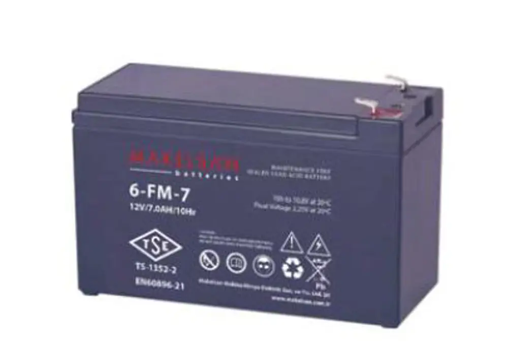 12V 7AH TSE BELGELI KURU TIP AKU (MA00007LEMKLR00)