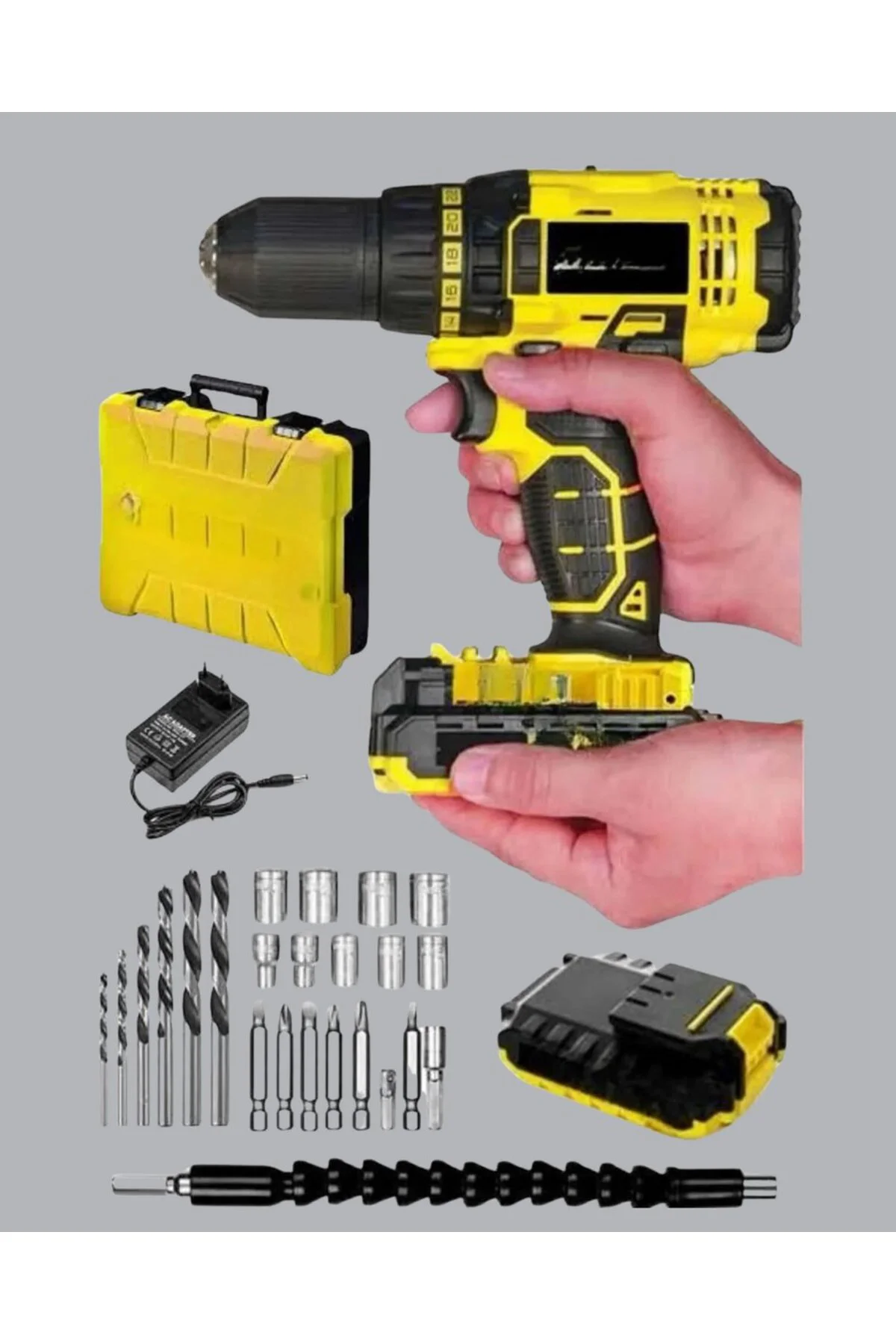 12V Akülü Matkap | 20-30 Nm Tork, Çift Hız Ayarı ve LED Işık Fiyatı, Yorumları ve Özellikleri