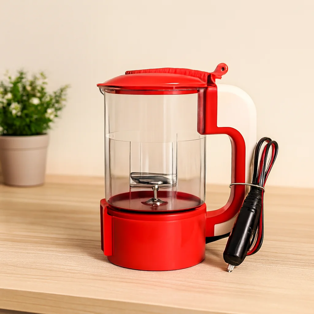12V Araç Oto Kettle Su Isıtıcı (Çakmaklık Fişli, Plastik) Fiyatı, Yorumları ve Özellikleri
