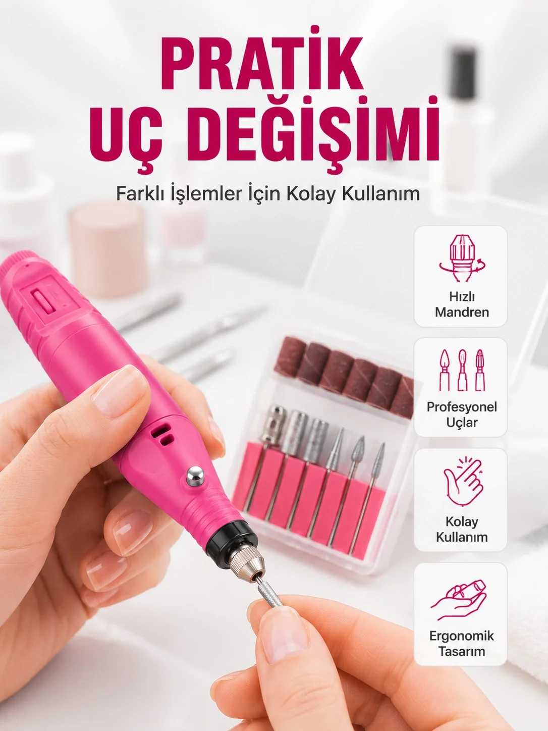 12v Çok Fonksiyonlu Tırnak Bakım Cihazı Yeni Nesil Fiyatı, Yorumları ve Özellikleri