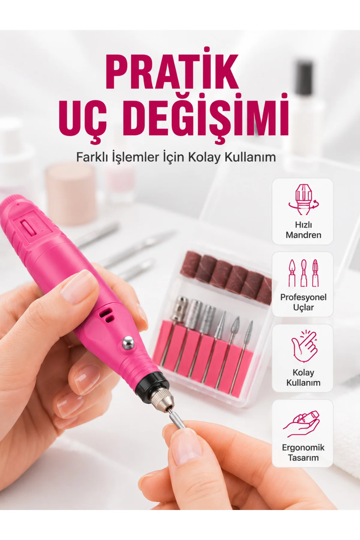 12v Çok Fonksiyonlu Tırnak Bakım Cihazı Yeni Nesil 12v Çok Fonksiyonlu Tırnak Bakım Cihazı Yeni Nesil