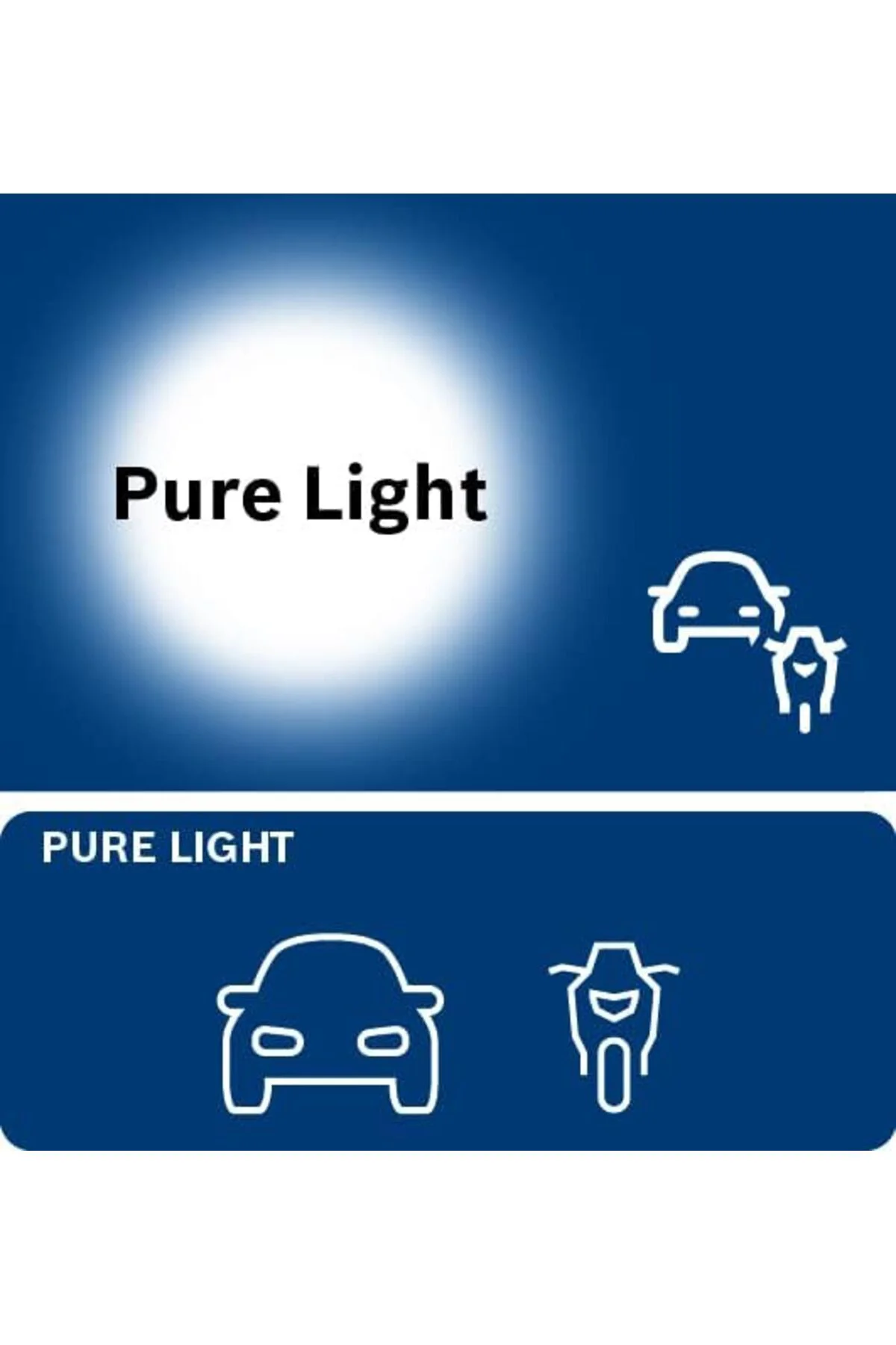 12V H7 AMPUL PURE LİGHT ÇİFTLİ FAR AMPULU