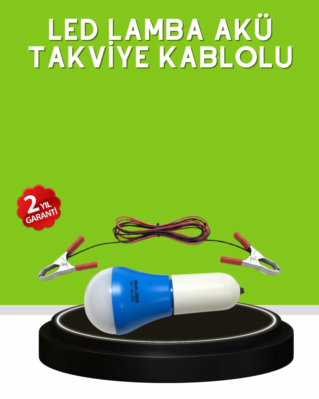 12V LED Ampul Anahtarlı Kablolu Pratik Aydınlatma 12V LED Ampul Anahtarlı Kablolu Pratik Aydınlatma