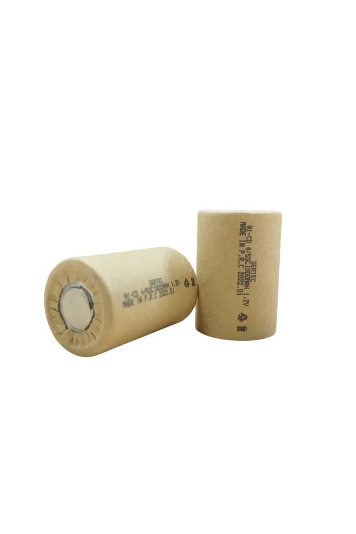 1.2V Ni-Cd 4/5 SC 1000 Mah Kağıt Şarjlı Pil 3C (Başsız/Flat Head)