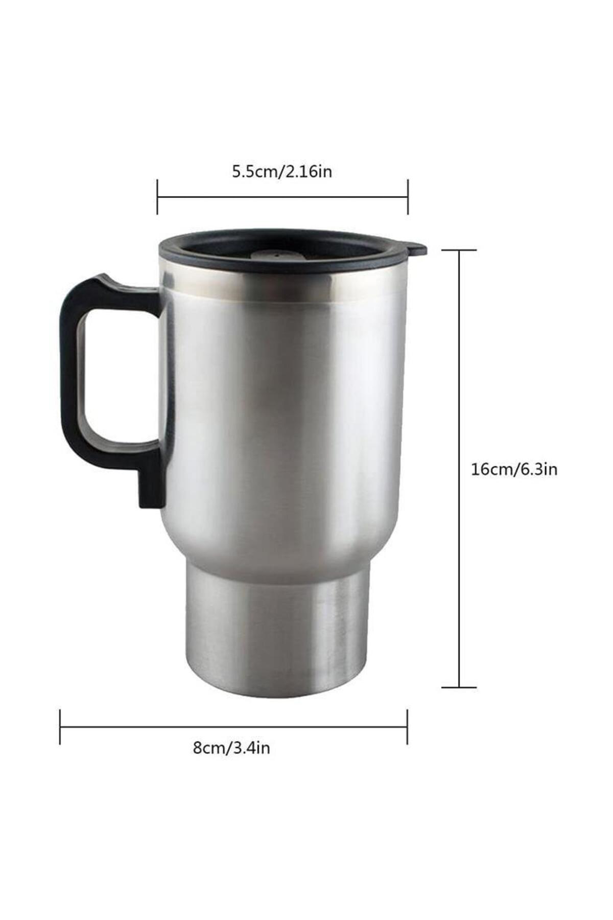 12V Paslanmaz Çelik Oto Sıcak İçecek Koruma Termosu