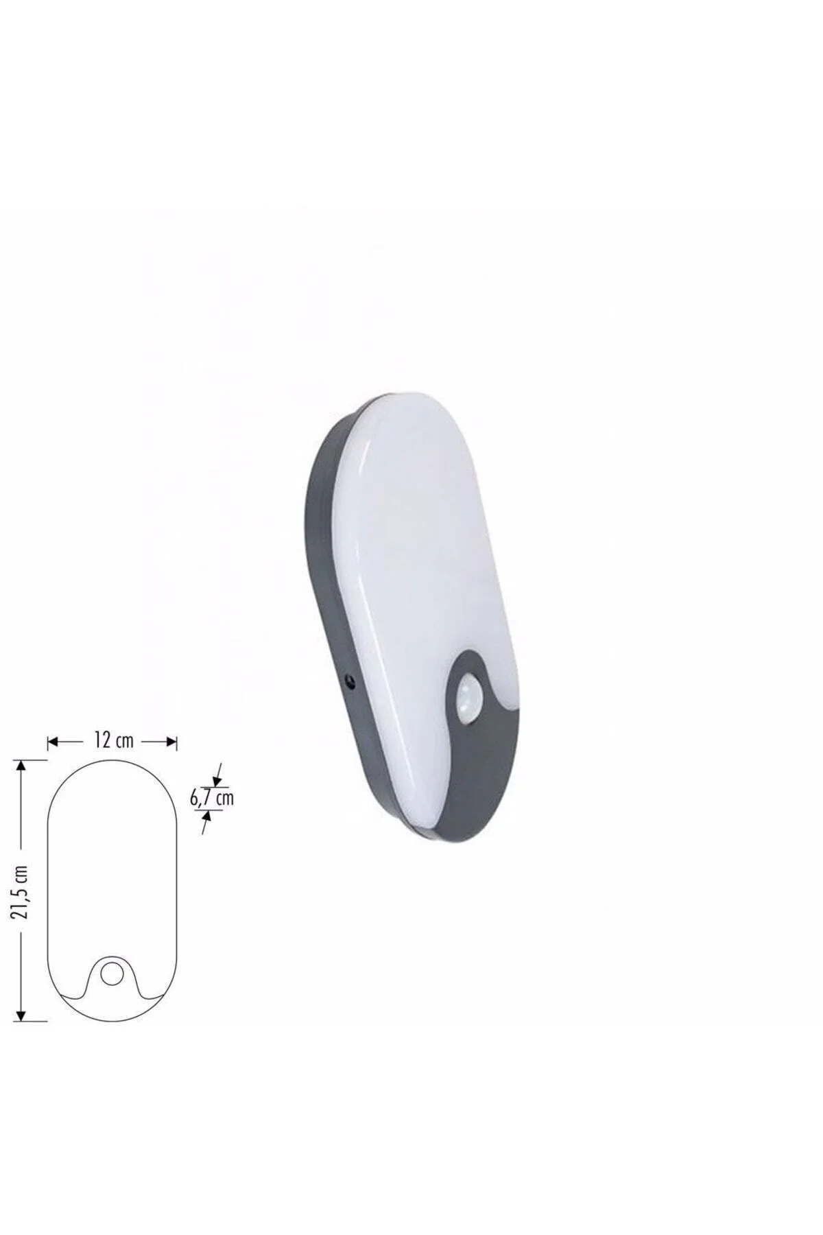 12w Sensörlü Dekoratif Led Aplik Ct-7093 - Görsel 2