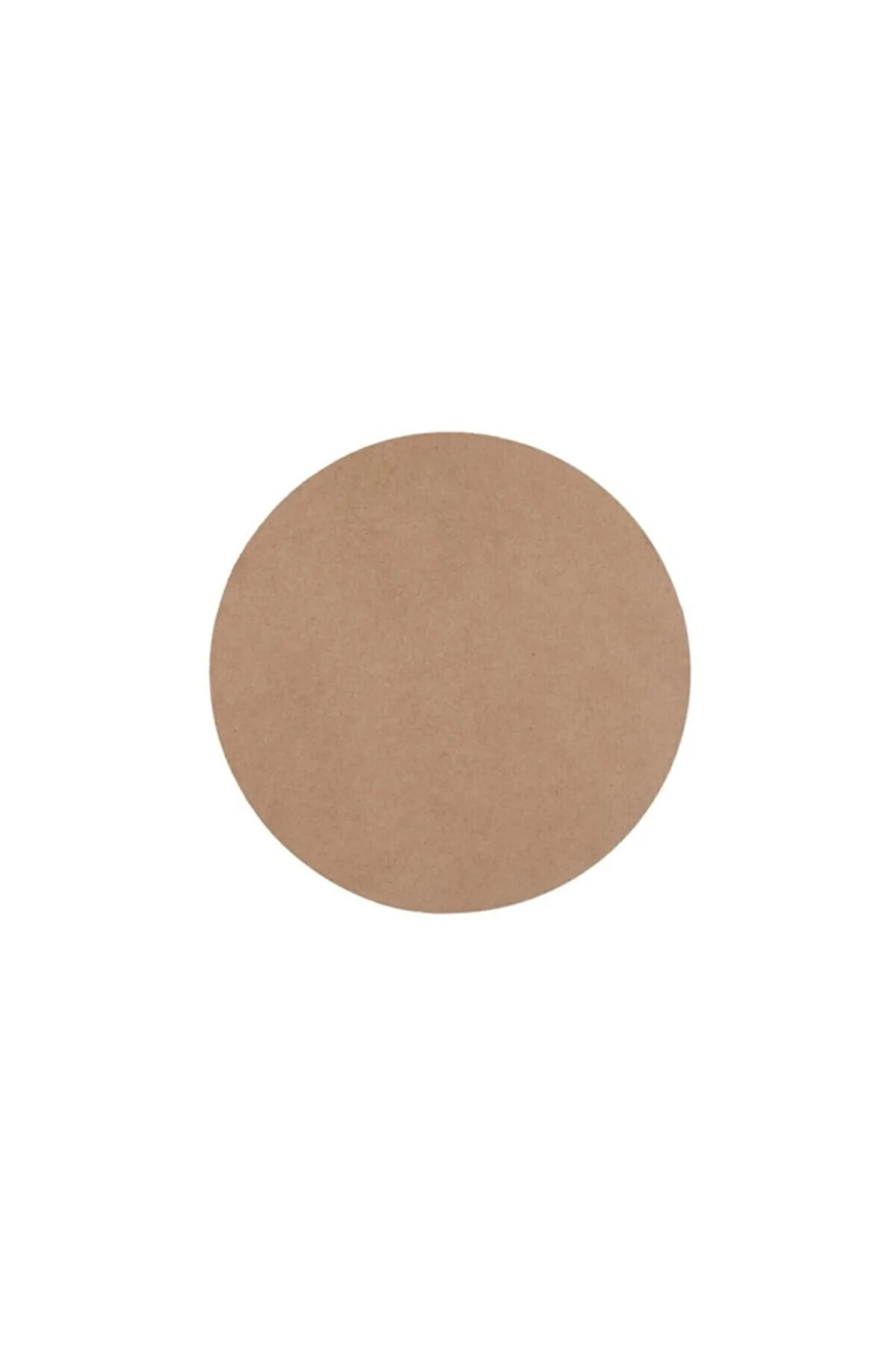 12x12 Cm Supla Levha 30 Adet 3 Mm Ham Mdf Yuvarlak Lazer Kesim