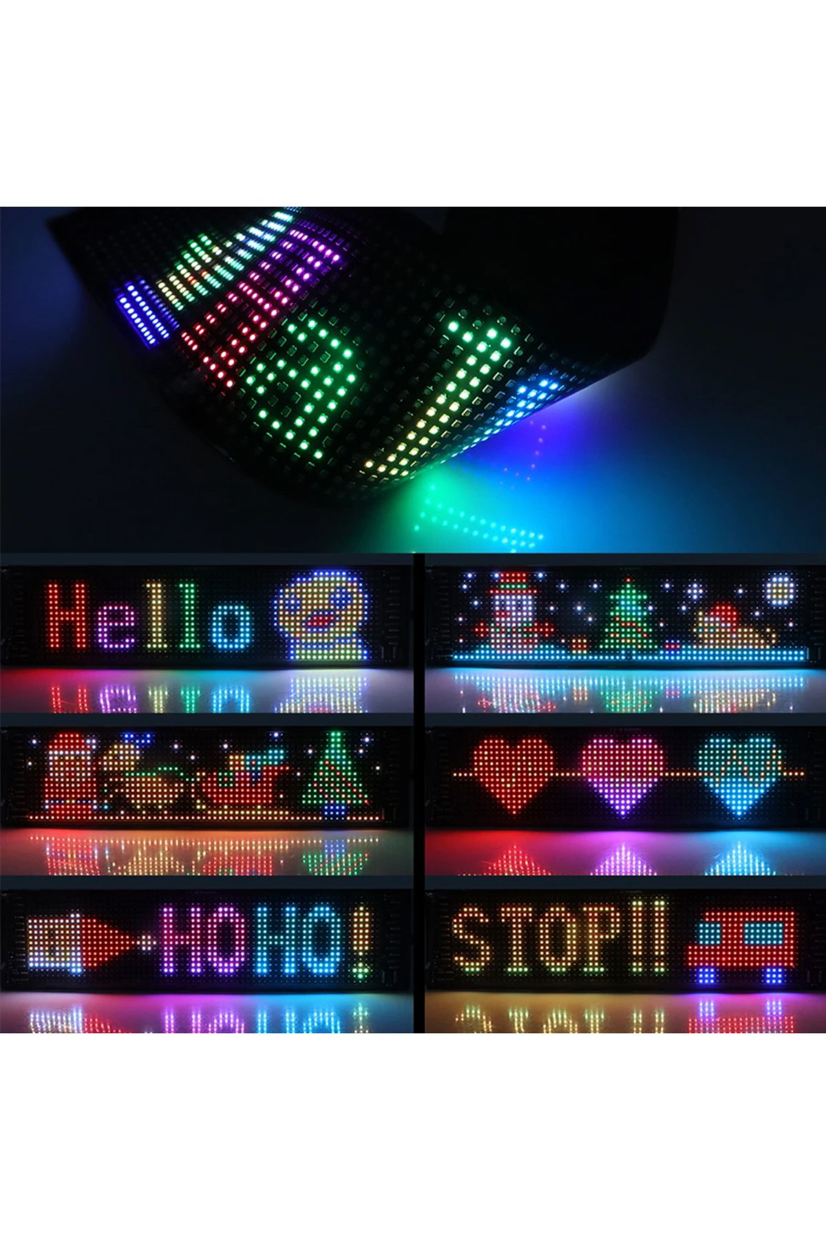 Ok Aksesuar 12X98cm Kayan Yazi Led Tabela Go50608018750