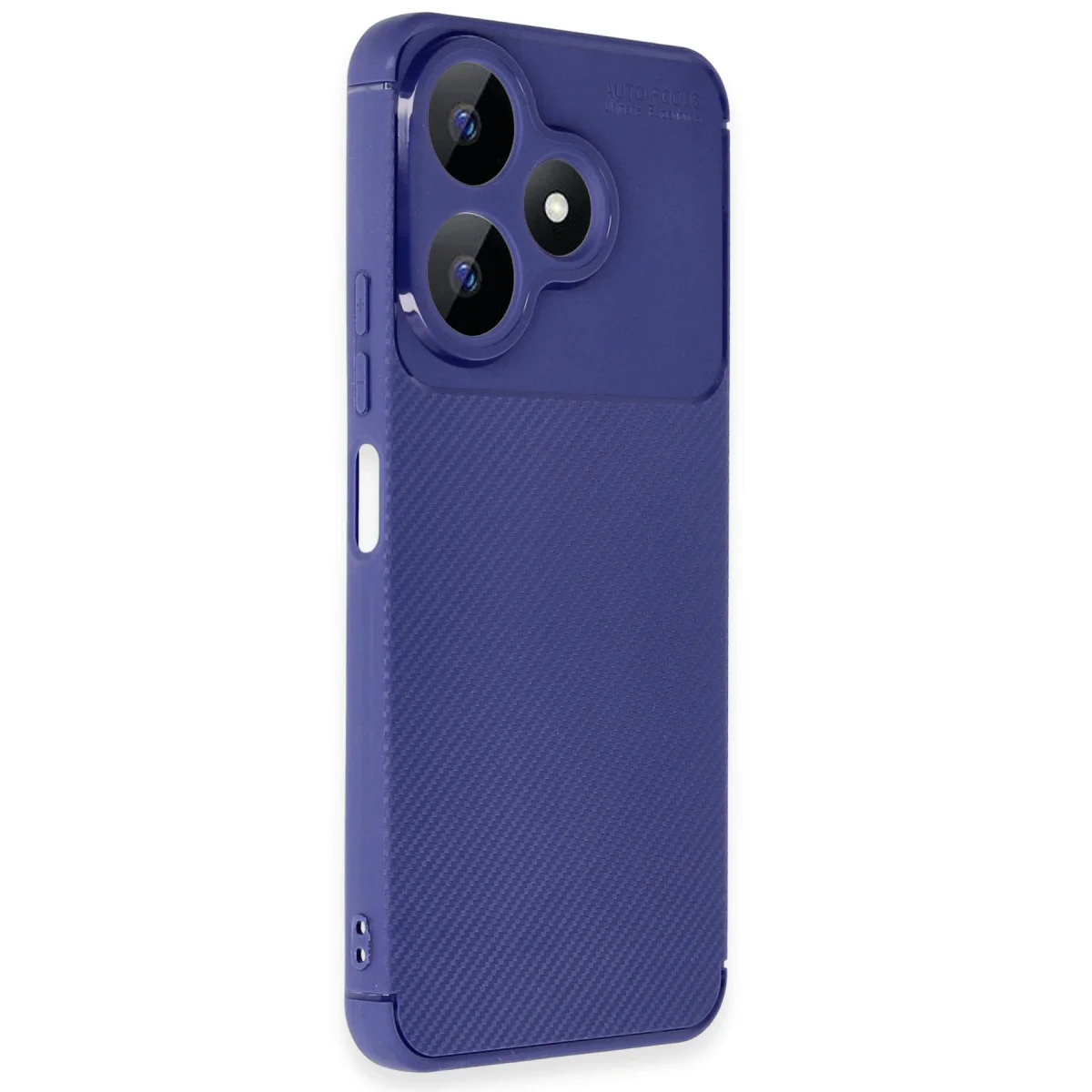 13 4G Auto Focus Karbon Kapak - Lacivert (Ultra Şık ve Dayanıklı)