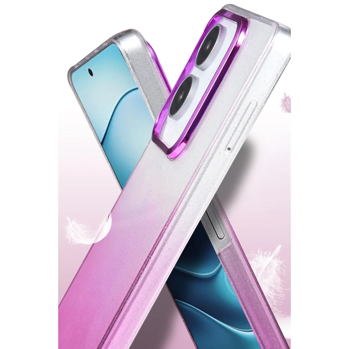 13 4G Glossy Kapak Mavi - Lüks ve Korumalı Cep Telefonu Kılıfı