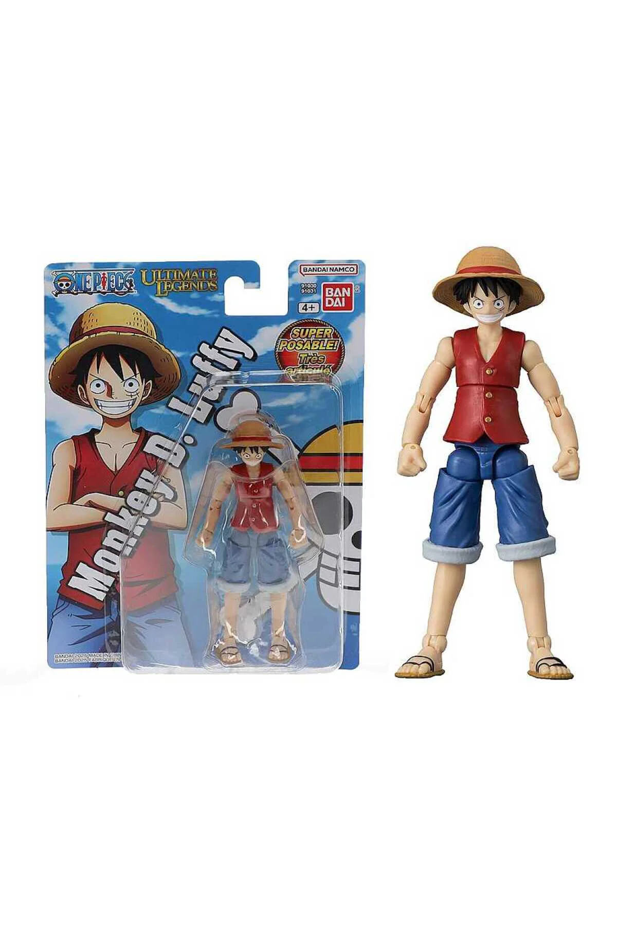 13 cm One Piece Luffy Figür - Ultimate Legends Serisi 91031