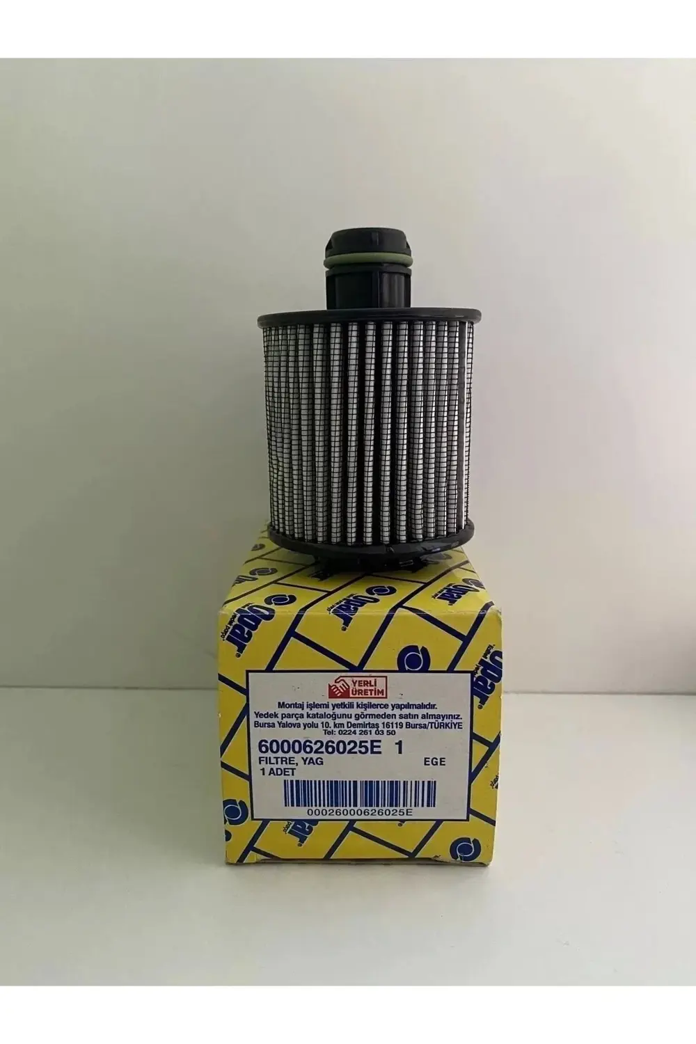 1.3 EURO 6 EGEA, DOBLO, FİORİNO YAĞ FİLTRESİ - OEM NO: 6000626025