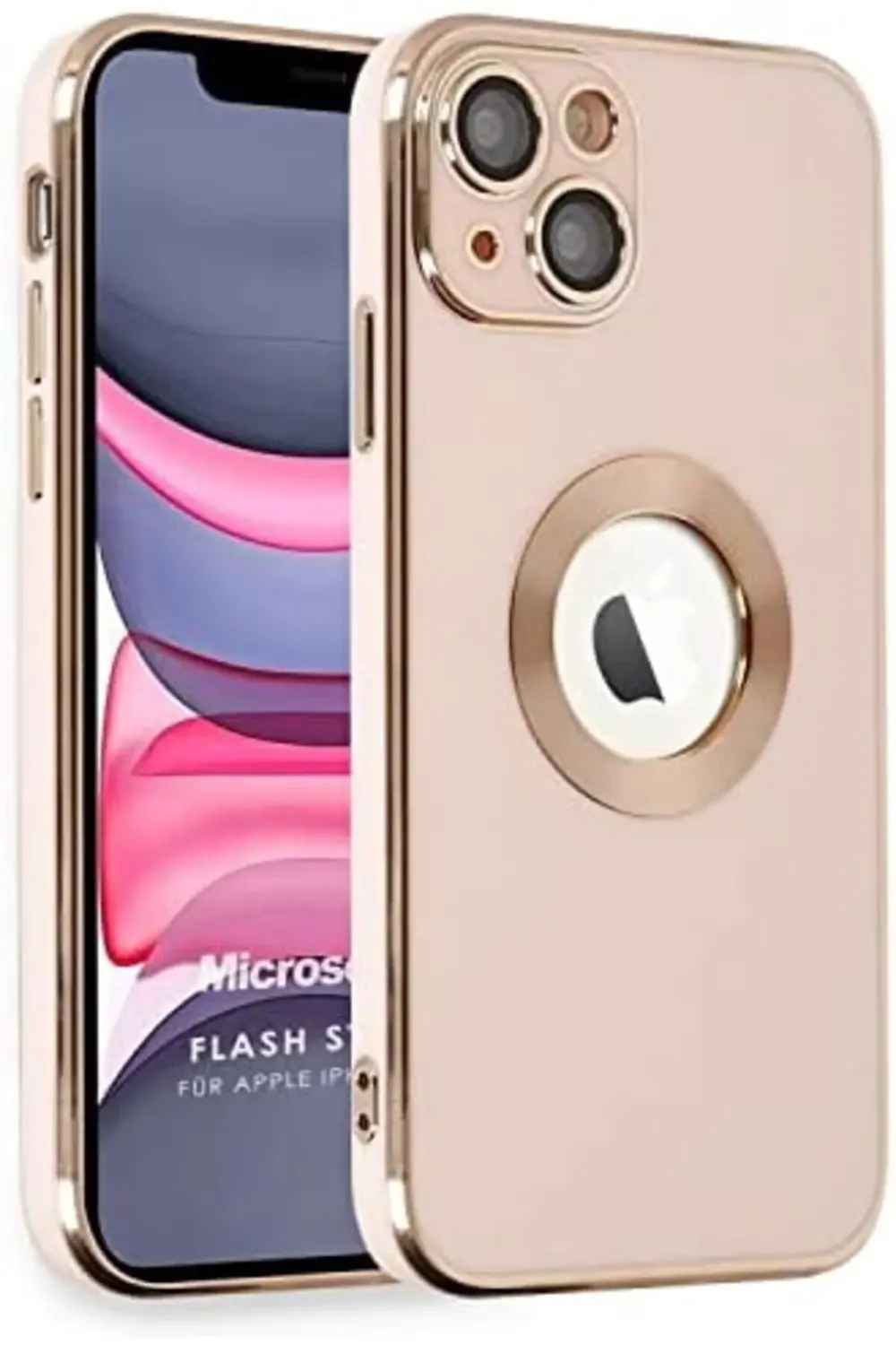 13 için Kılıf Stamp Rose [ 13 ile Uyumlu Kılıf - Rose ] 395519