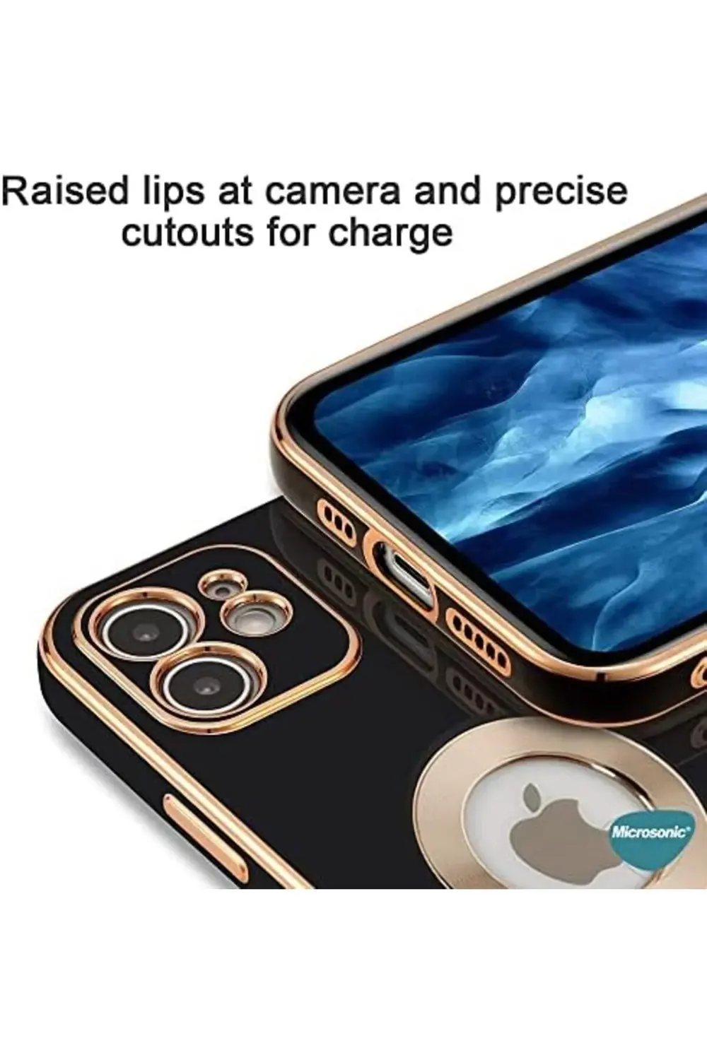 13 için Kılıf Stamp Rose [ 13 ile Uyumlu Kılıf - Rose ] 395519