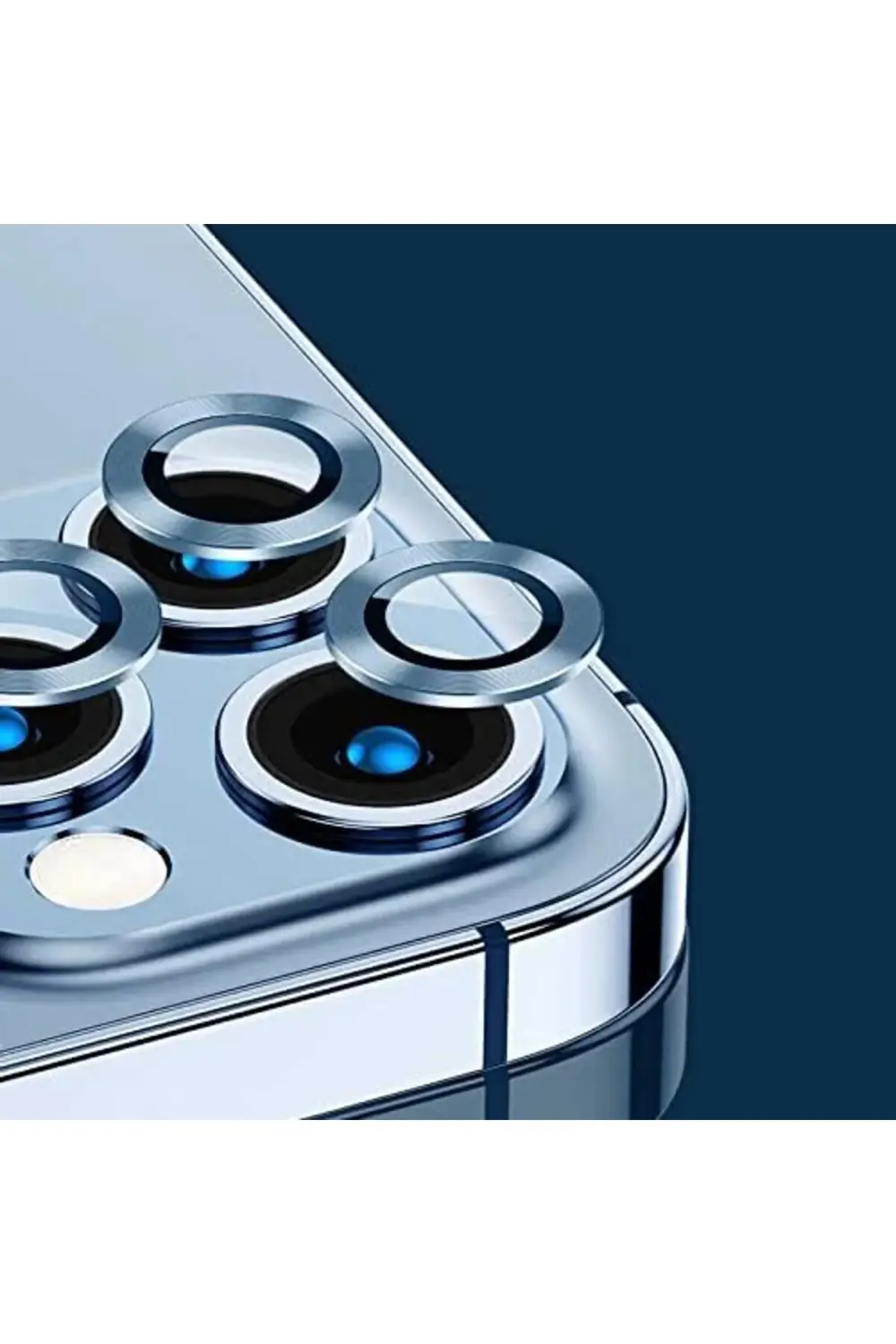 13 İle Uyumlu Arka Kamera Lens Koruyucu Gümüş 395519