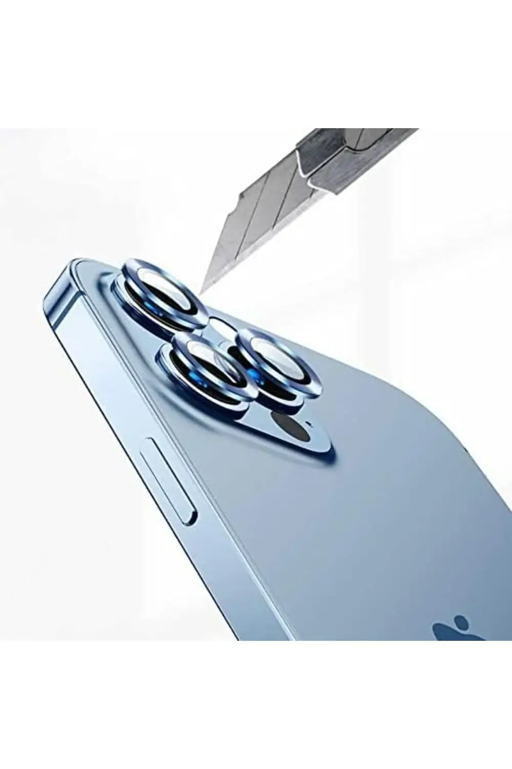 13 İle Uyumlu Arka Kamera Lens Koruyucu Gümüş 395519