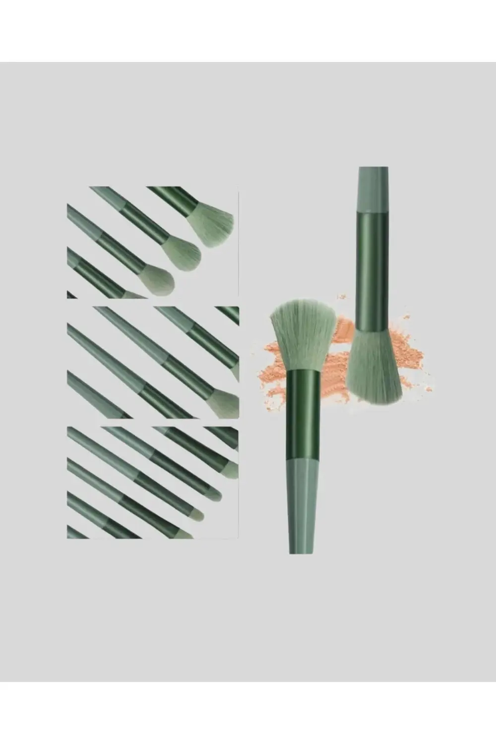 13 Parça Makyaj Fırça Seti – Ergonomik, Dökülme Yapmayan, Taşınab