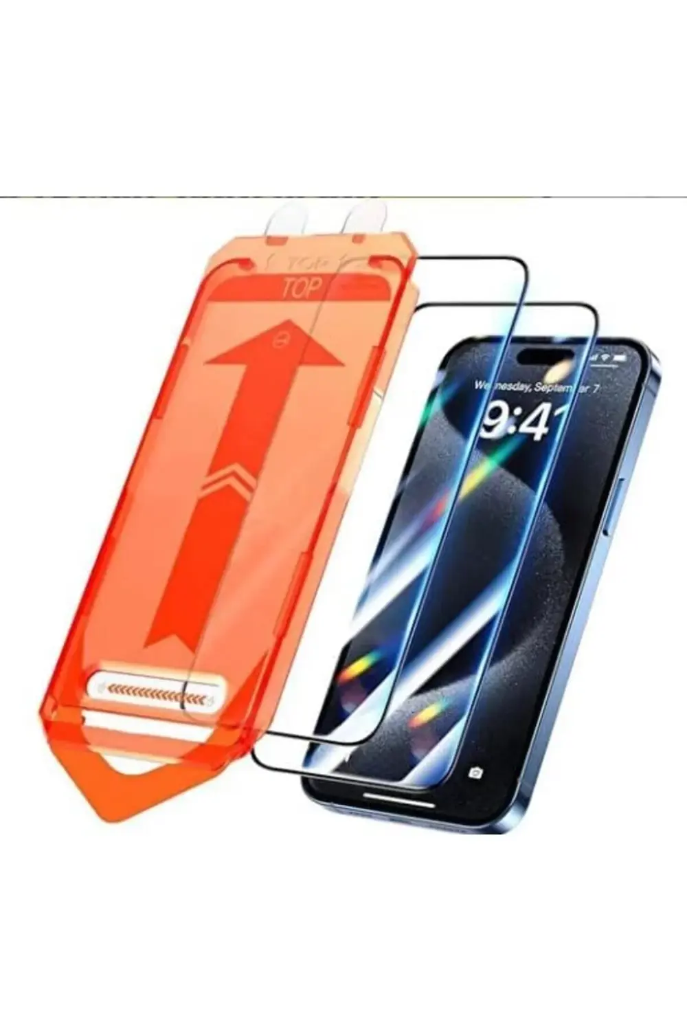 13 Pro Ekran Tam Kaplayan Cam Otomatik Hizalamalı Toz Önleyici Ek