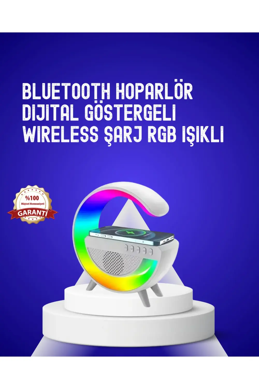 Kanonik Education 13 Renk Seçenekli Kablosuz Şarj Cihazlı Led Lamba