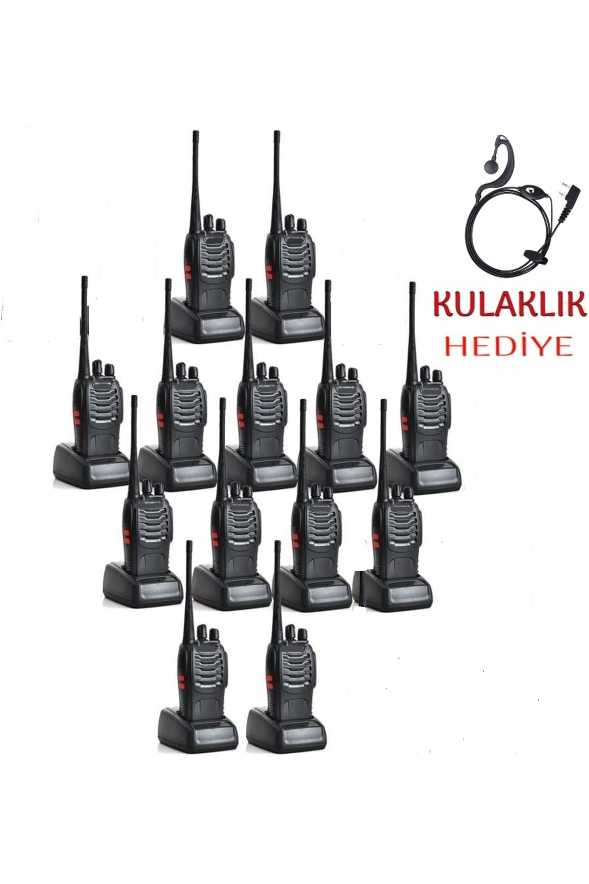 13 Tane Hemen Aç Kolayca Kullan Güvenlik Telsiz Seti Programlanmı