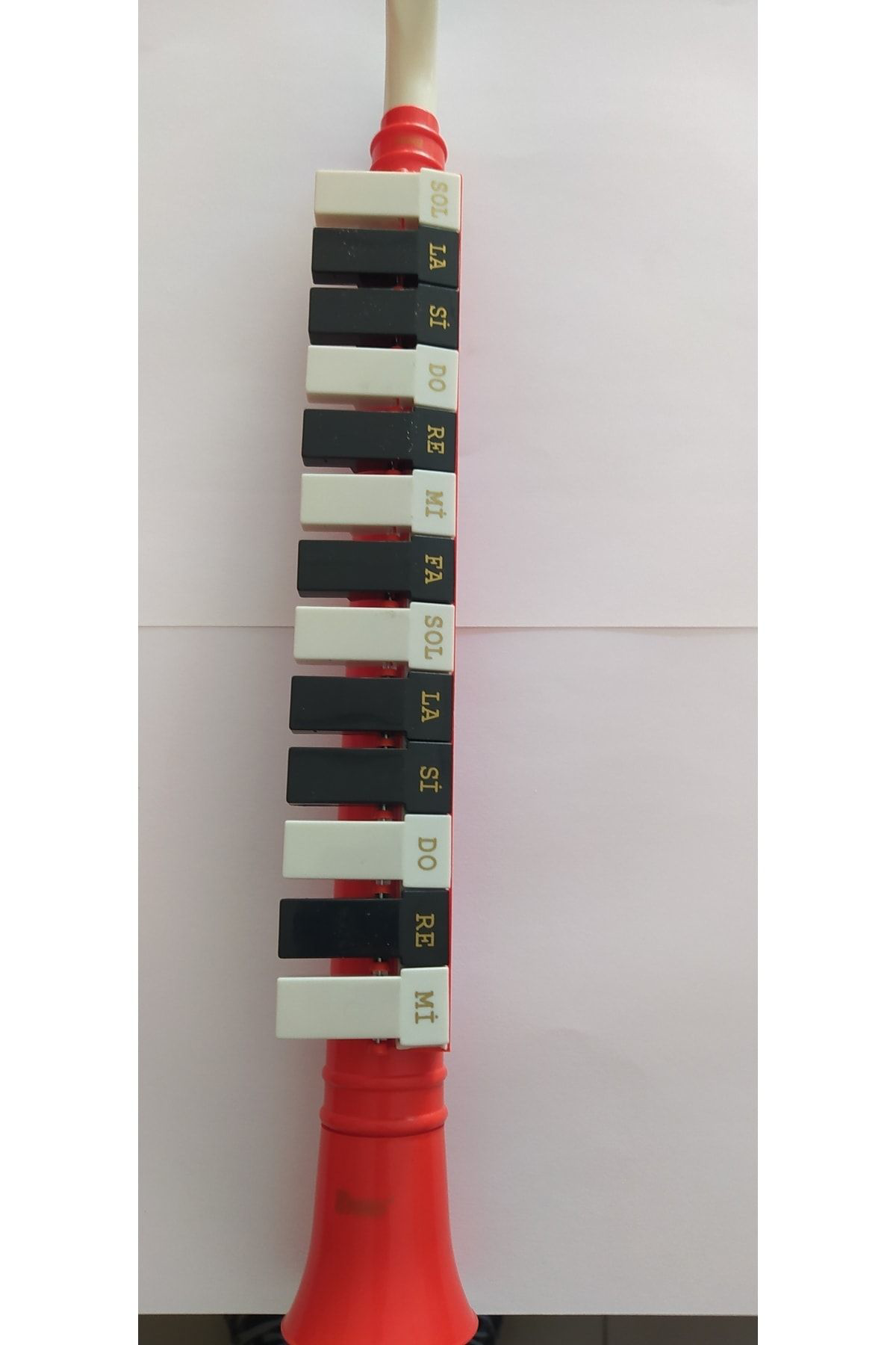 Brons 13 Tuş Melodika Kirmizi